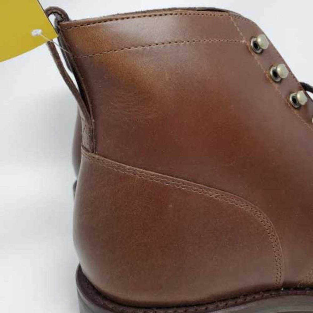 New men's 12 J Crew Kenton leather cap toe boots - Picture 3 of 15